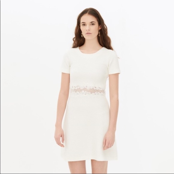 Dresses & Skirts - White cut out lace dress XS